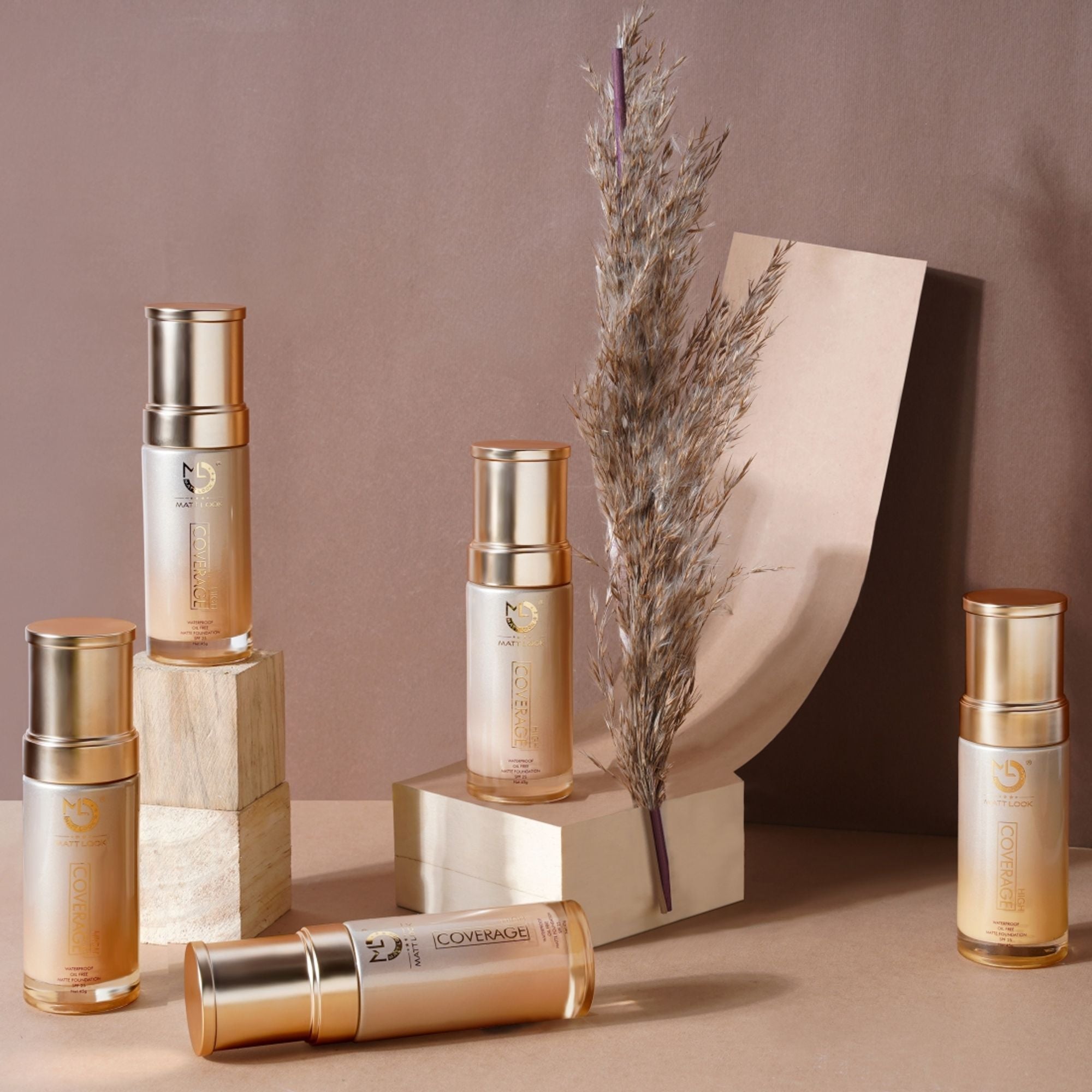 Matt Look High Coverage Foundation - Fawn