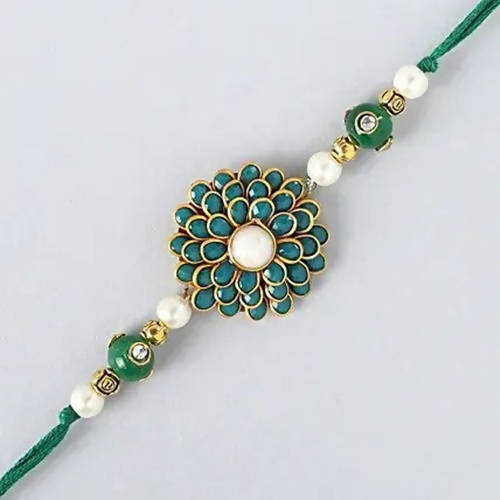 Premium Beads Rakhi & Ferrero Rocher Moments Box