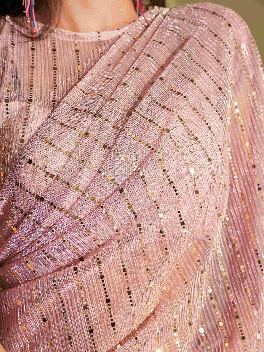 Tikhi Imli Embellished Sequinned Ready to Wear Saree