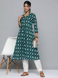 HERE&NOW Floral Printed Pure Cotton Kurta