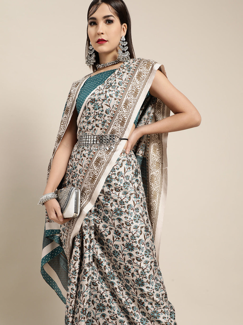 Saree Mall Ethnic Motifs Saree