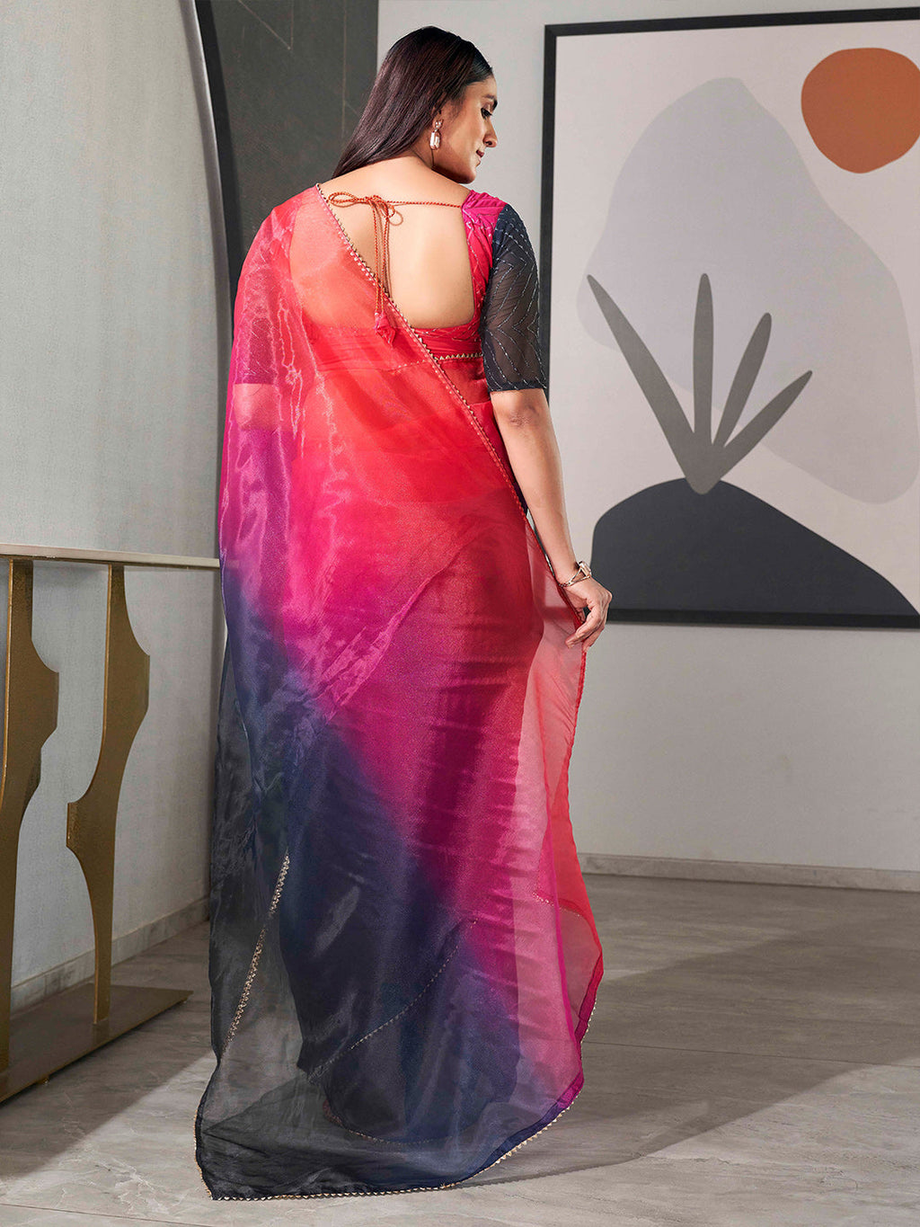 Tikhi Imli Organza Saree