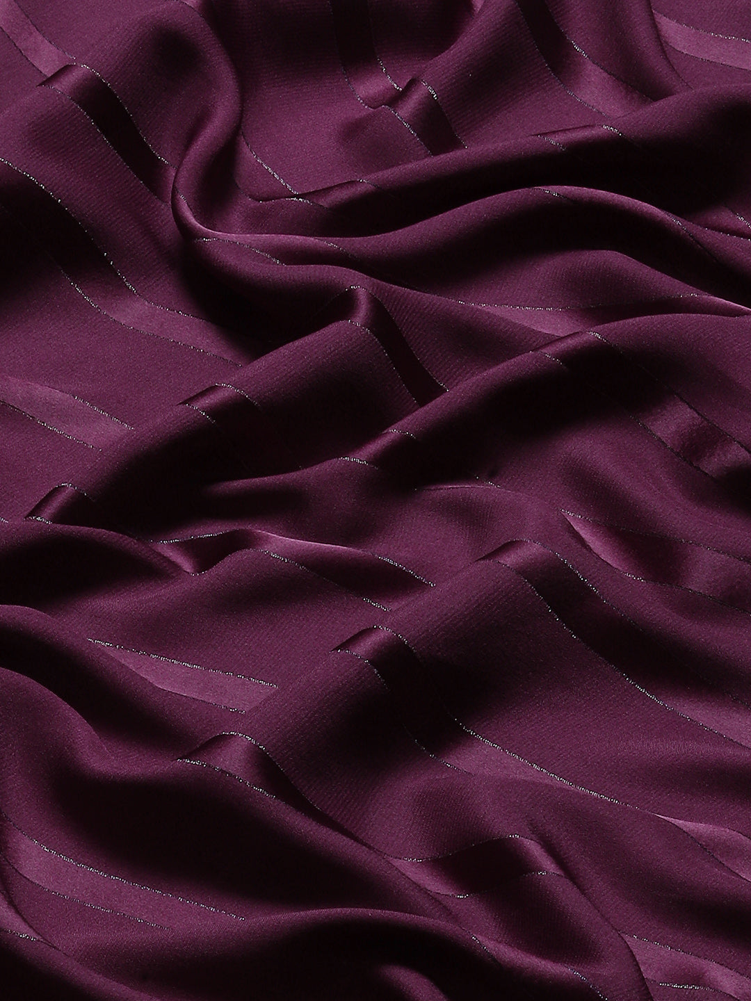 Tikhi Imli Magenta Striped Saree