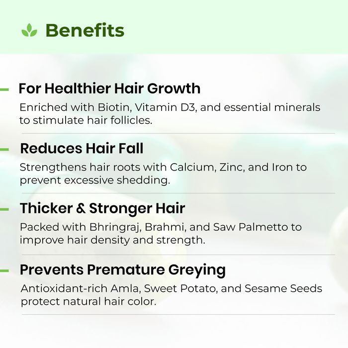 Avimee Herbal Keshmadhu Hair Growth Capsule with Biotin