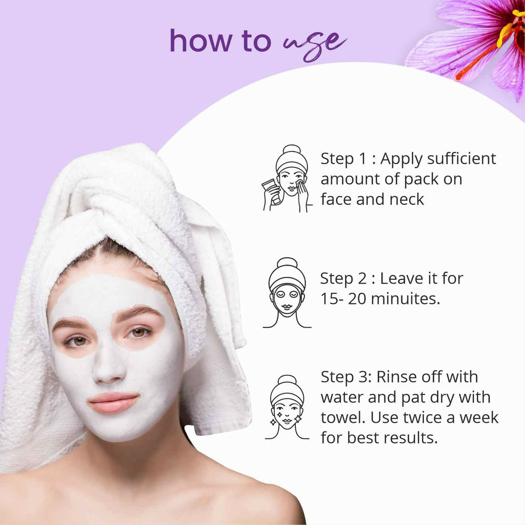 Globus Naturals Ayurvedic Kumkumadi Skin Lightening Face Pack, Suitable For All Skin Types