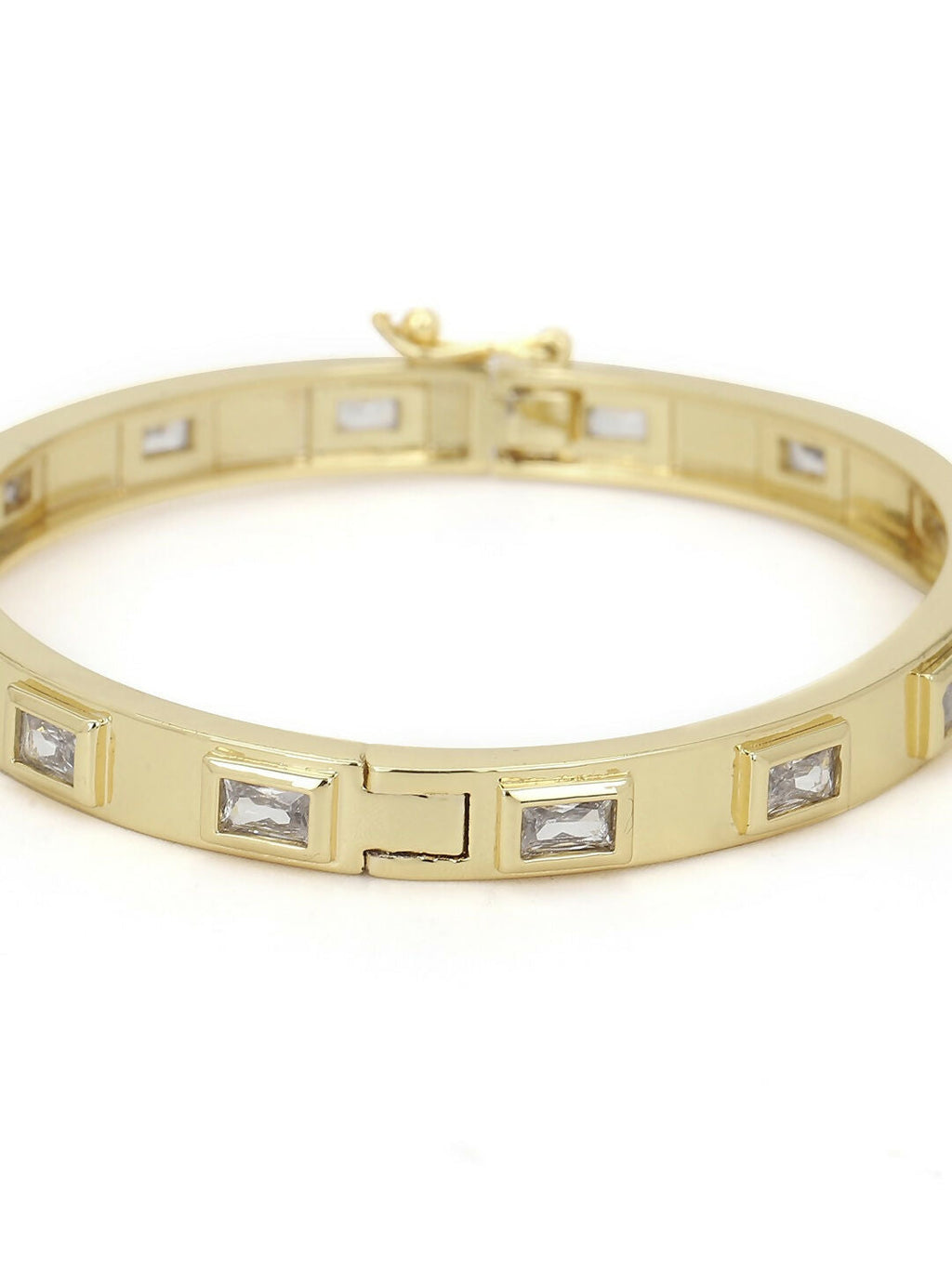 American Diamond Golden Bracelet- Ruby Raang