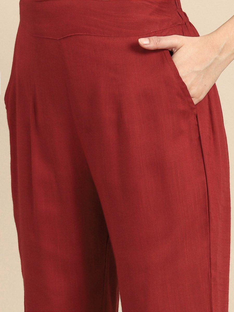 All About You Ethnic Motifs Print Kurta with Trousers & With Dupatta