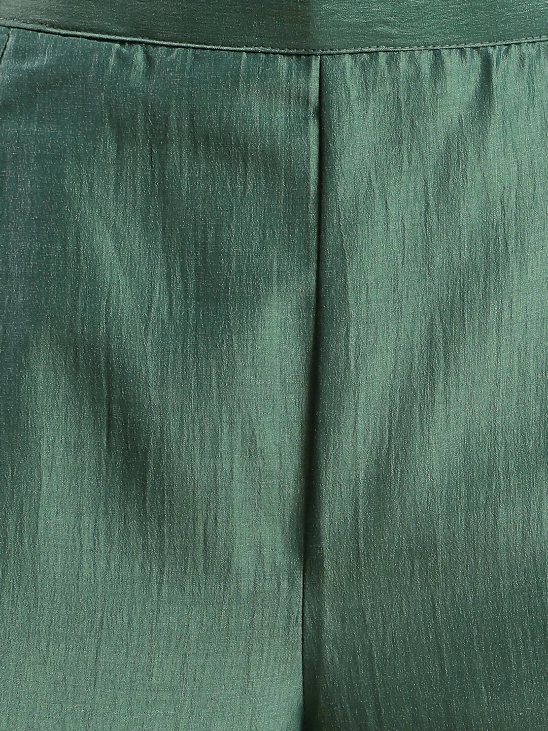 Green Chinon Embroidered Straight Kurta with Trouser & Dupatta - Salimar