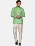 Sethukrishna Green Kurta with Pyjamas For Men
