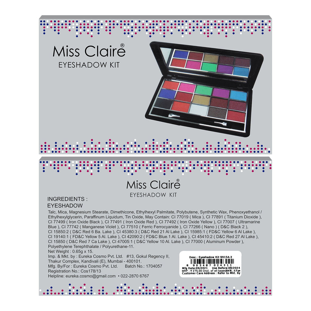 Miss Claire Eyeshadow Kit - 9915A-3