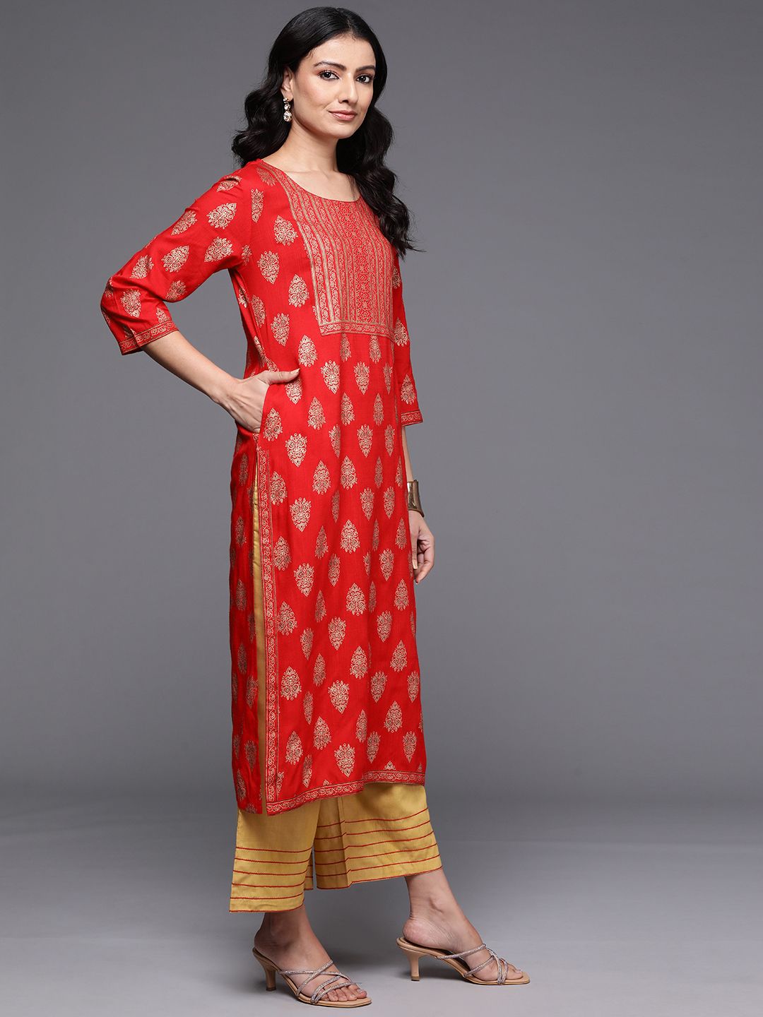 Indo Era Ethnic Motifs Printed Kurta