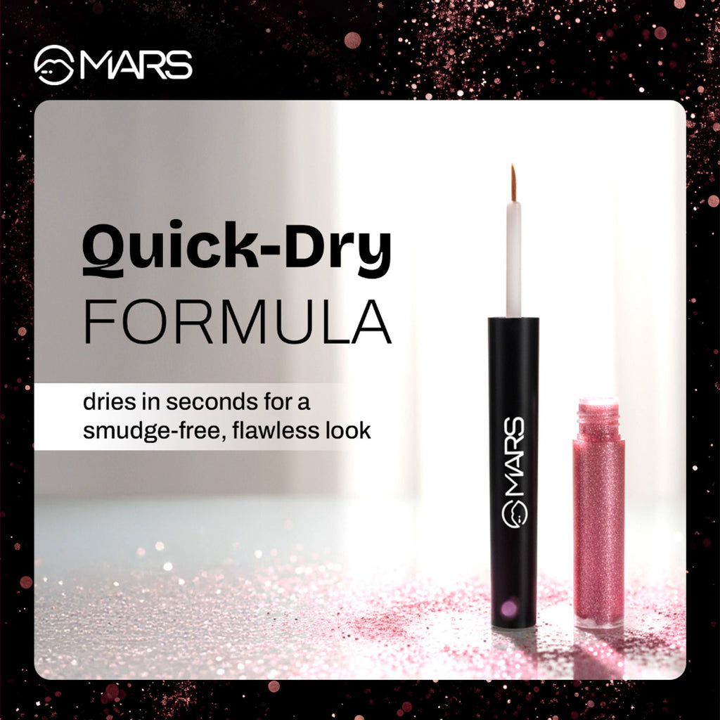 MARS Cosmetics Twinkle Wink Glitter Eyeliner - Silvers Parkle