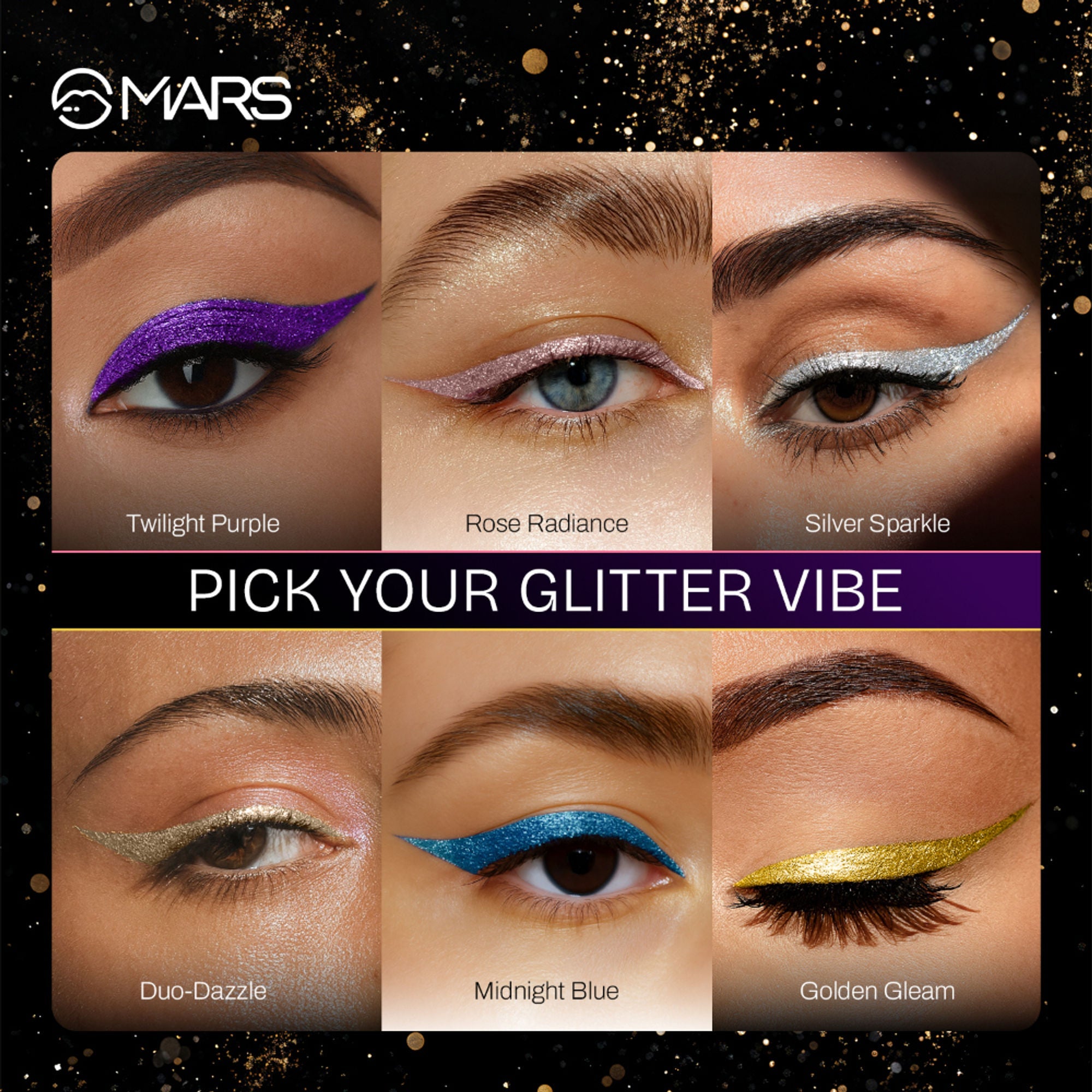 MARS Cosmetics Twinkle Wink Glitter Eyeliner - Duo-Dazzle