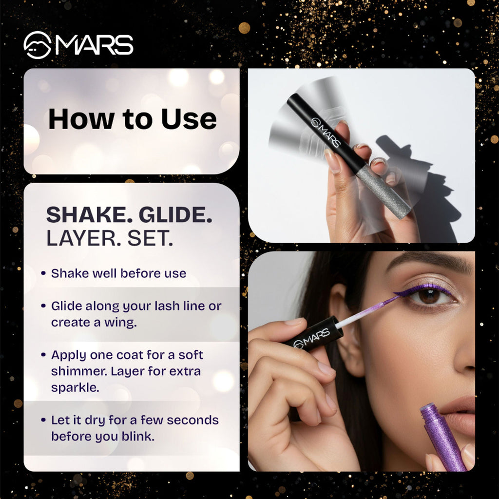 MARS Cosmetics Twinkle Wink Glitter Eyeliner - Duo-Dazzle