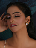 Kundan Studs (Gold) - Ruby Raang