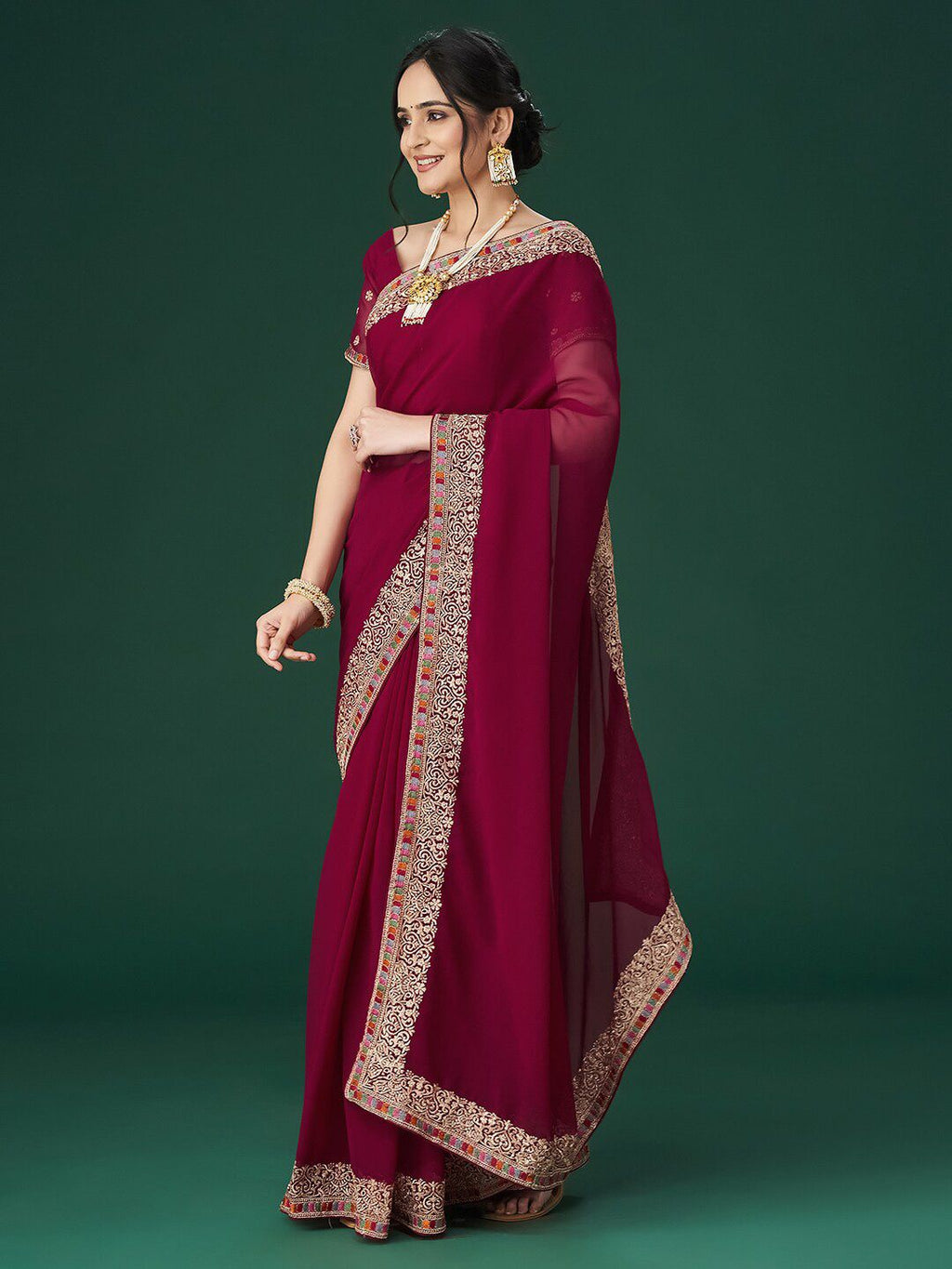 kasee Embroidered Sarees