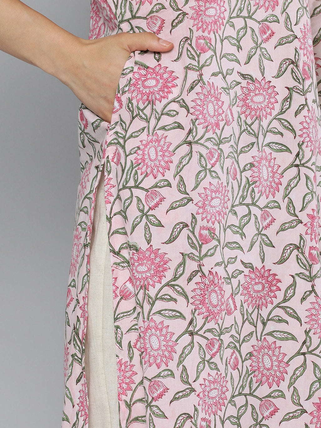 HERE&NOW Floral Printed Floral Kurta