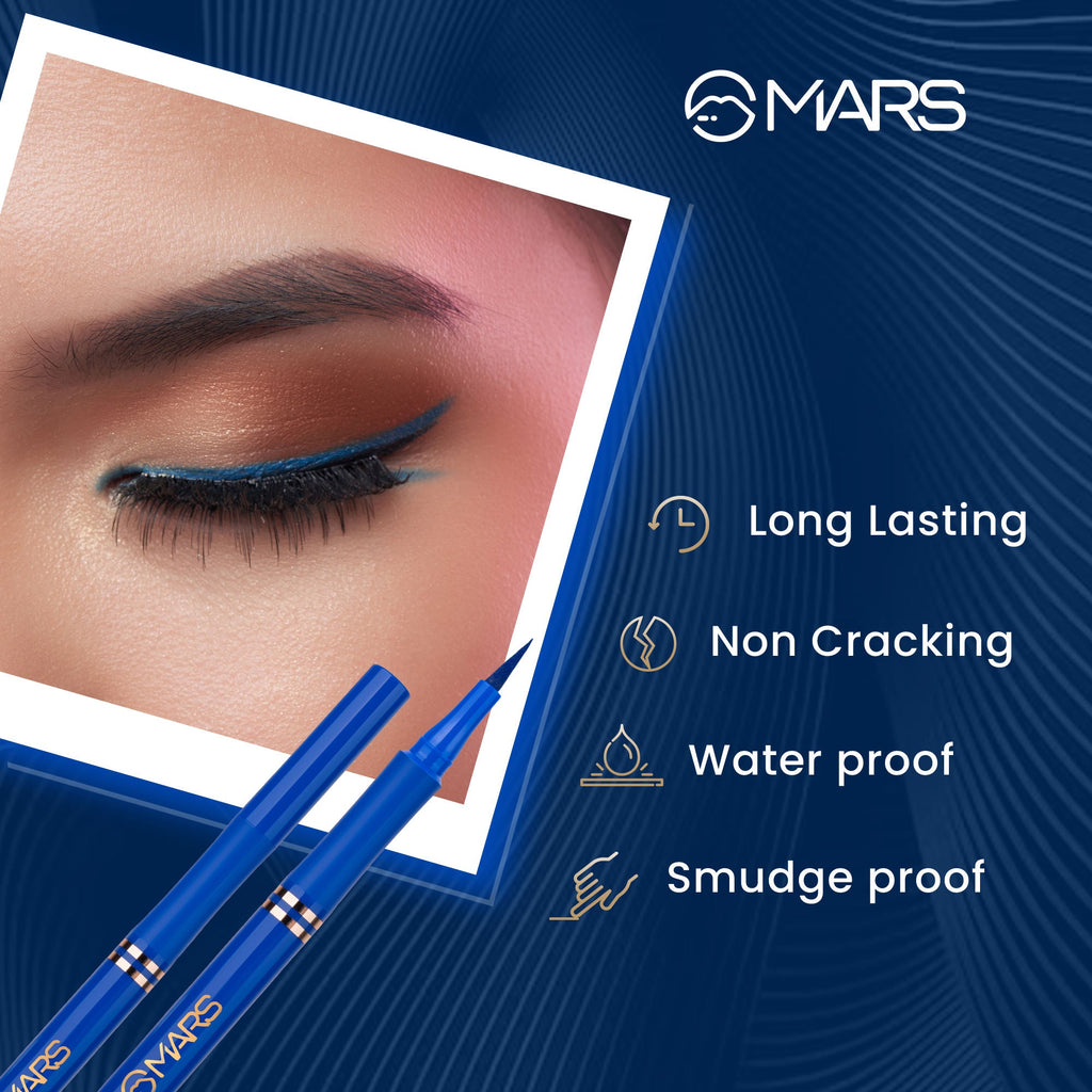 MARS Cosmetics Liquid Pen Eyeliner - Blue