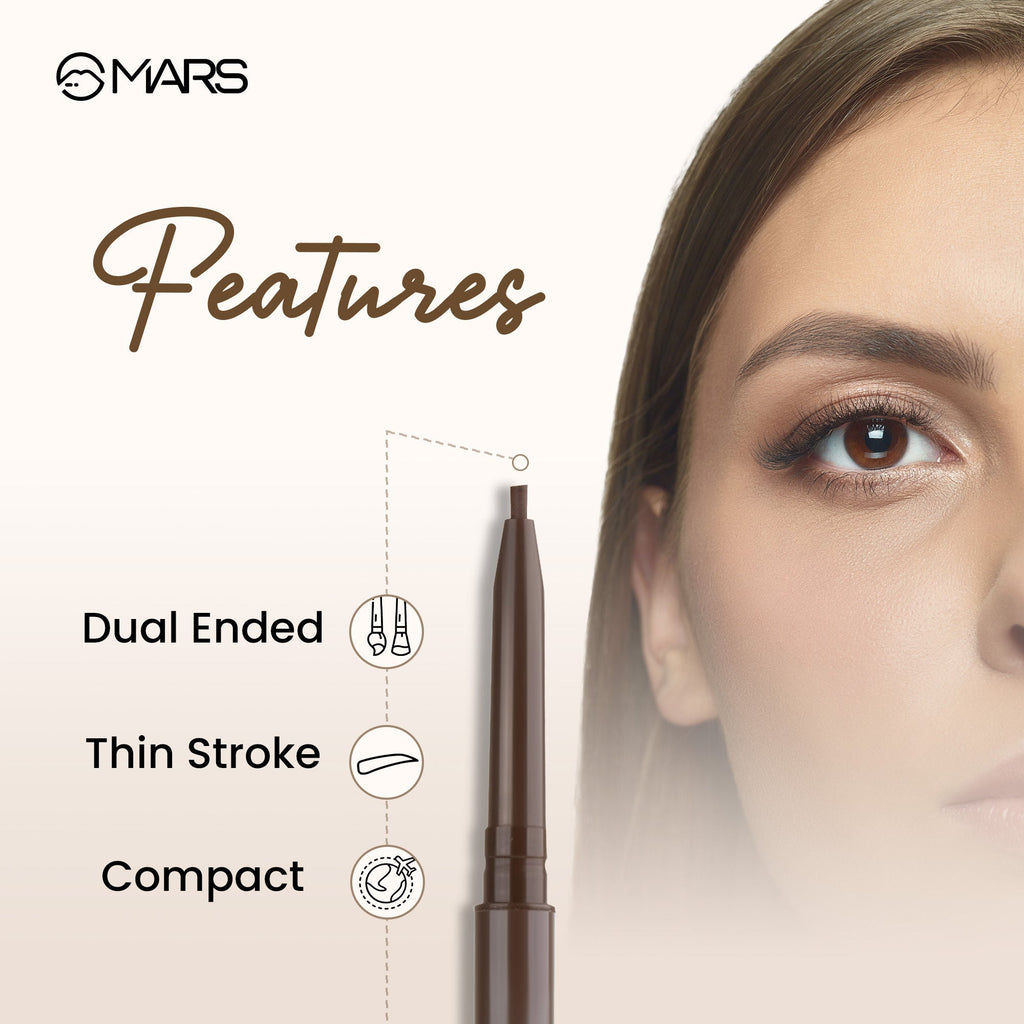 MARS Cosmetics Oh Brow Eyebrow Pencil - Dark Brown