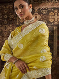 kasee Floral Chikankari Silk Blend Saree