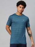 Alcis Striped Anti Static Slim Fit T-shirt