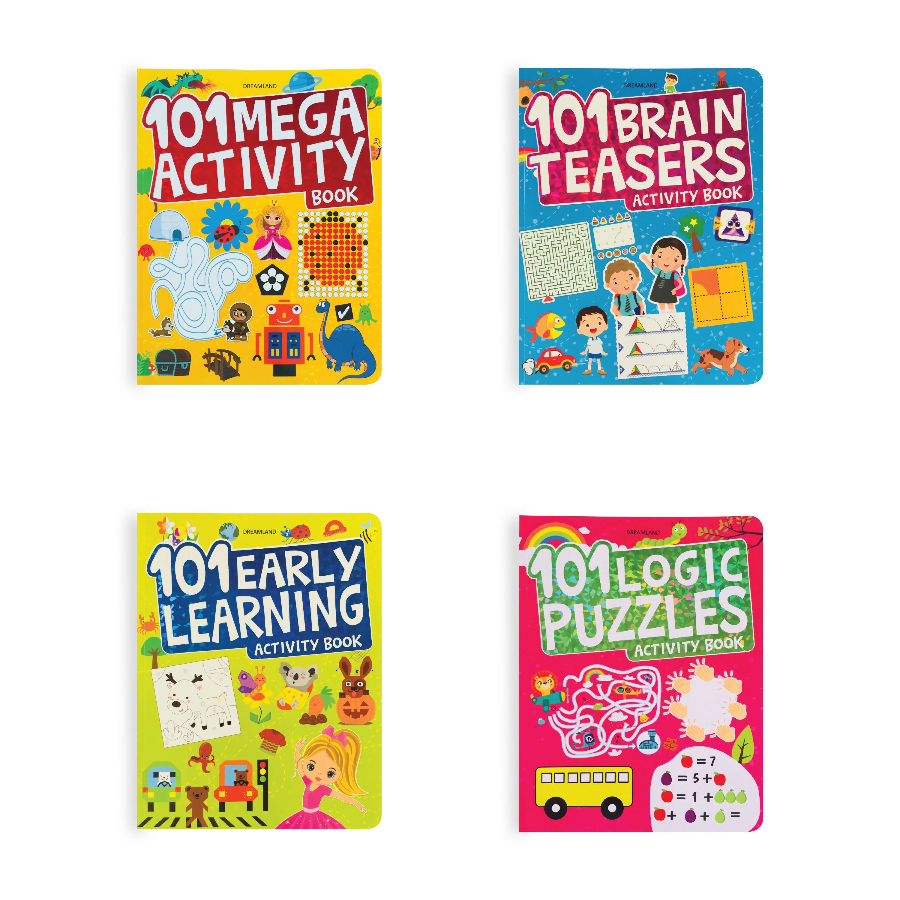 Dreamland 101 Activity Books - (A set of 4 Books)
