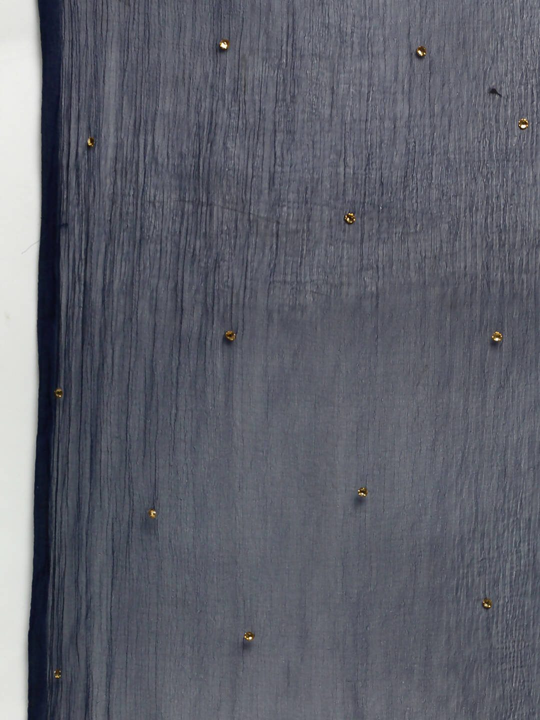 Rudra Bazaar Blue Angrakha Style Flared Kurta with Pyjamas & Dupatta