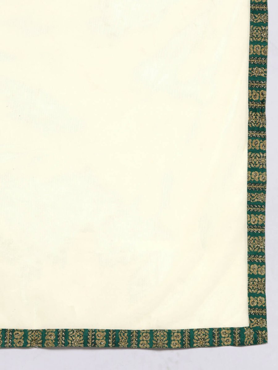 Ahalyaa Women's Traditional wear Kurta Set - Off White
