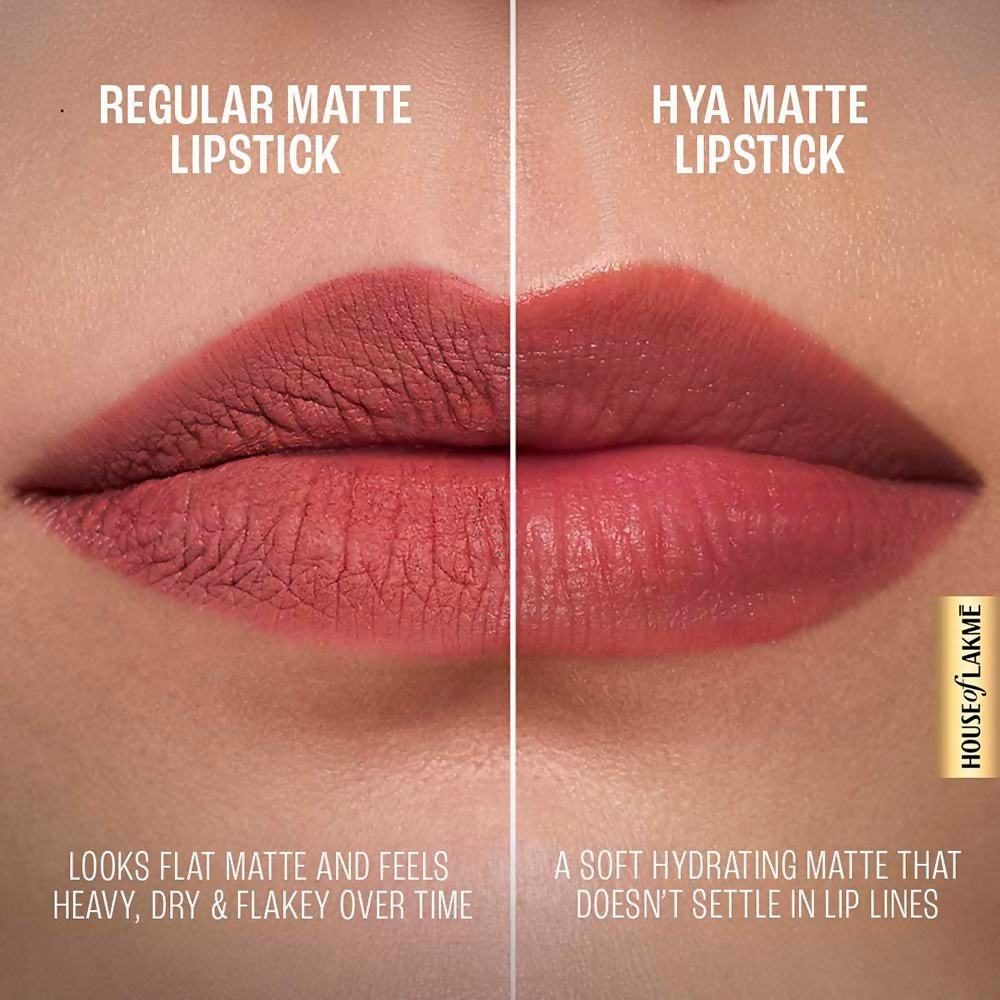 Lakme 9to5 Hya Matte Lipstick - Vacation Nude