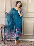 Partywear Designer Tebby Rama Stitched Suit With Dupatta - Tanisha