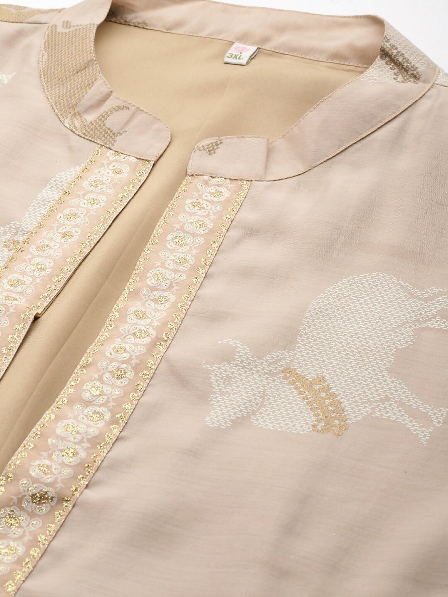 Ahalyaa Women's Traditional Wear Co-ords - Tan