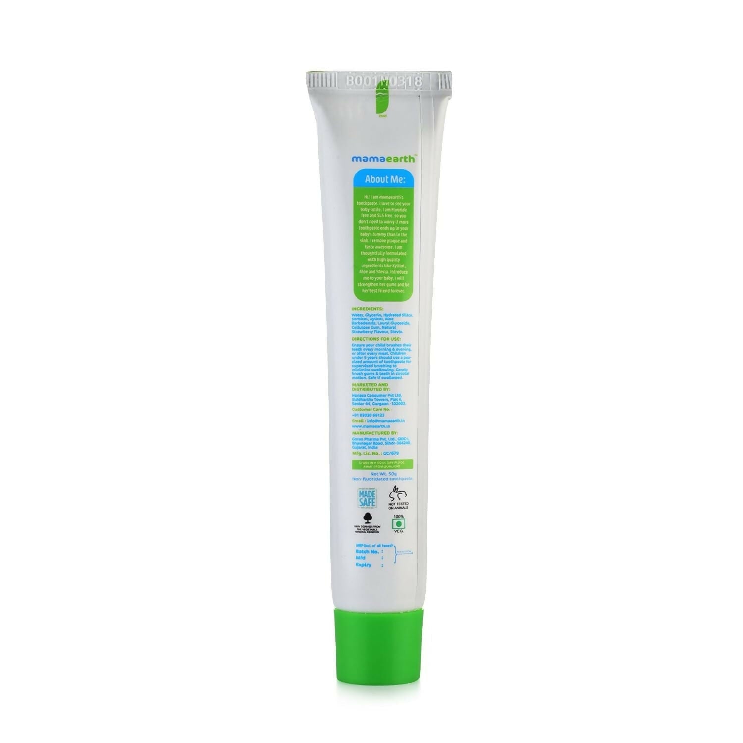 Mamaearth Natural Berry Blast Kids Toothpaste & Deeply Nourishing Wash for Babies