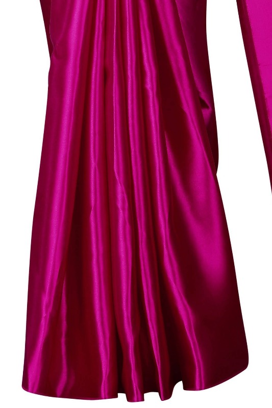 Vamika Pink Satin Designer Saree (PAVITRA RANI)