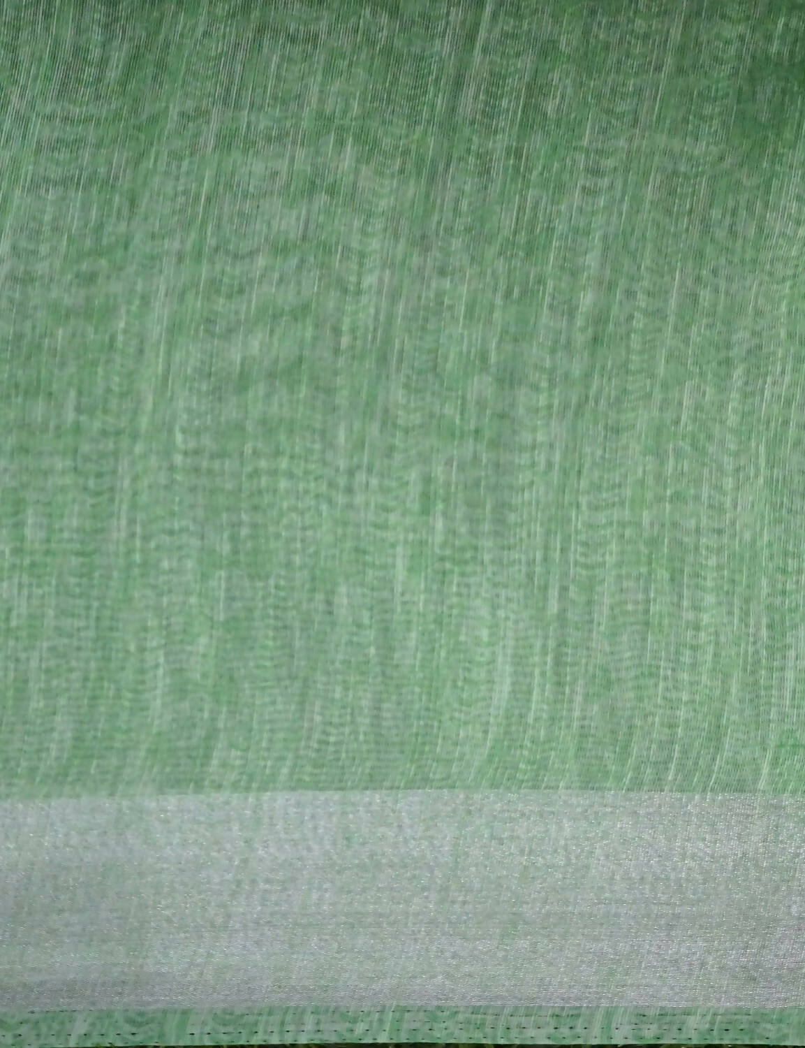 Shades Of Mint Green Floral Design Semi Chanderi Saree By Gayathri Reddy Designer Studio