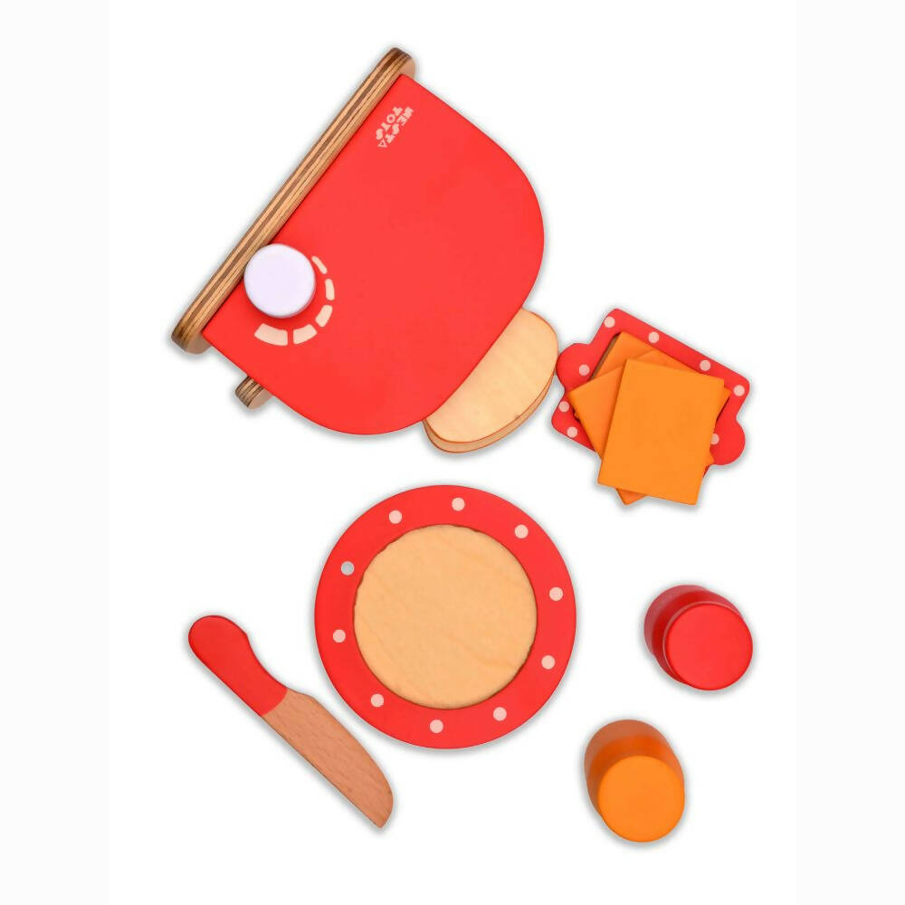 Nesta Toys Bread Pop-up Toaster Toy - Multicolor