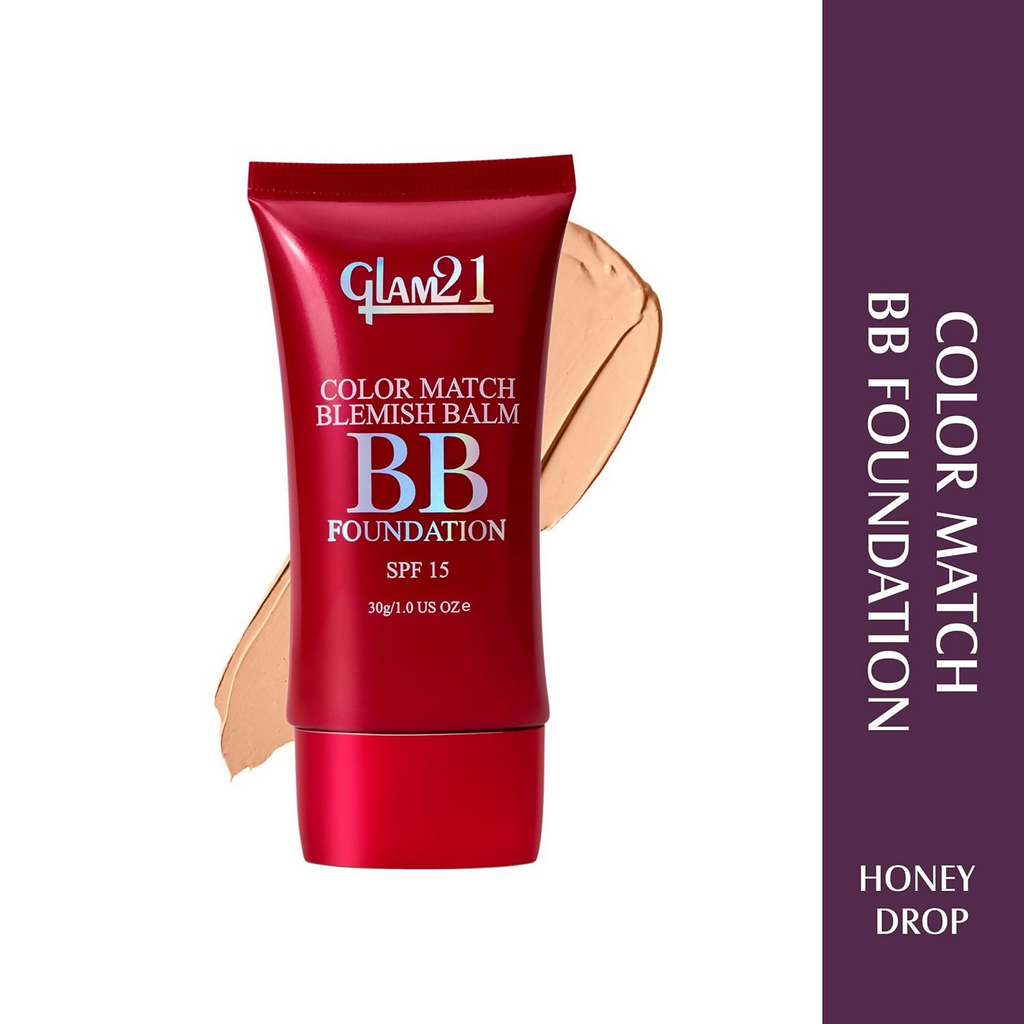 Glam21 Color Match BB Foundation SPF15 - 02 Honey Drop