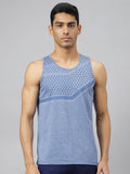 Alcis Men Heather Anti-Static Slim-Fit Distance Running Singlet