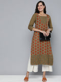 HERE&NOW Women Ethnic Motifs Straight Kurta