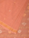 Fawn Uppada Cotton Handloom Saree with Assorted Pallu Design - Global Threads