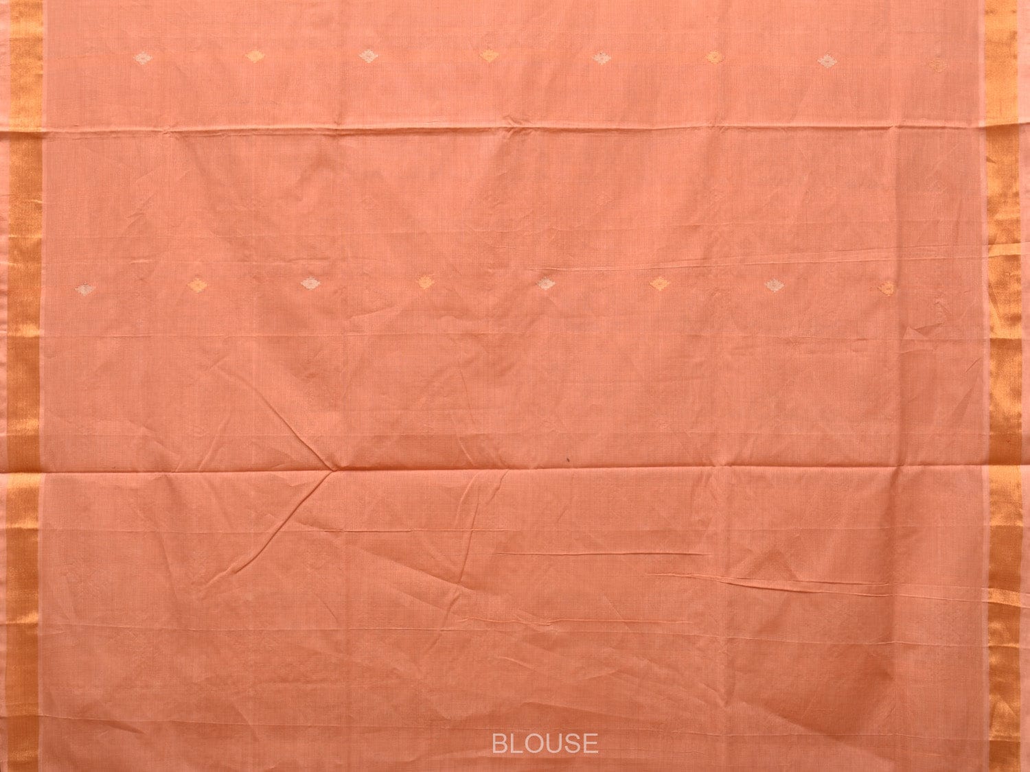 Fawn Uppada Cotton Handloom Saree with Assorted Pallu Design - Global Threads