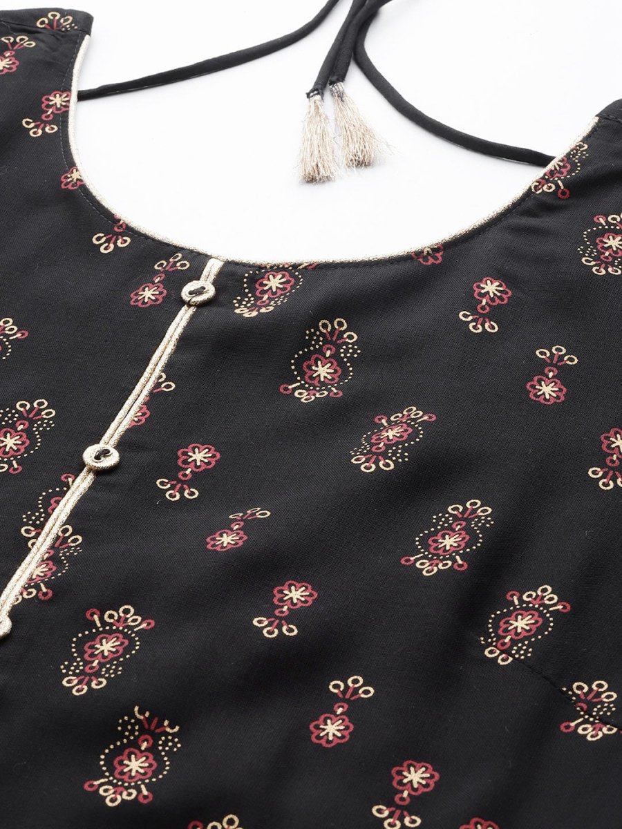 All About You Women Ethnic Motifs Printed Regular Kurta with Trouser