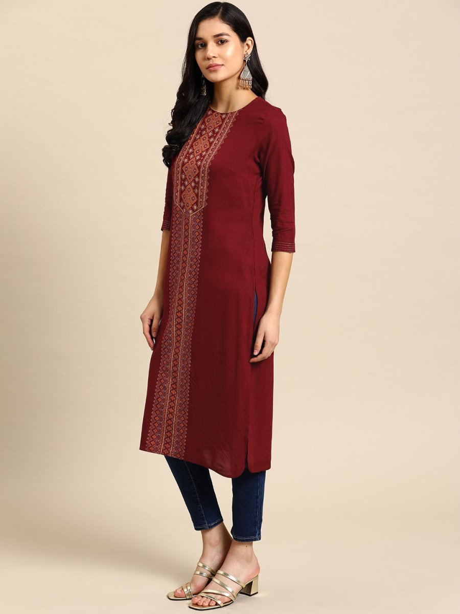 All About You Women Ethnic Motifs Printed Kurta