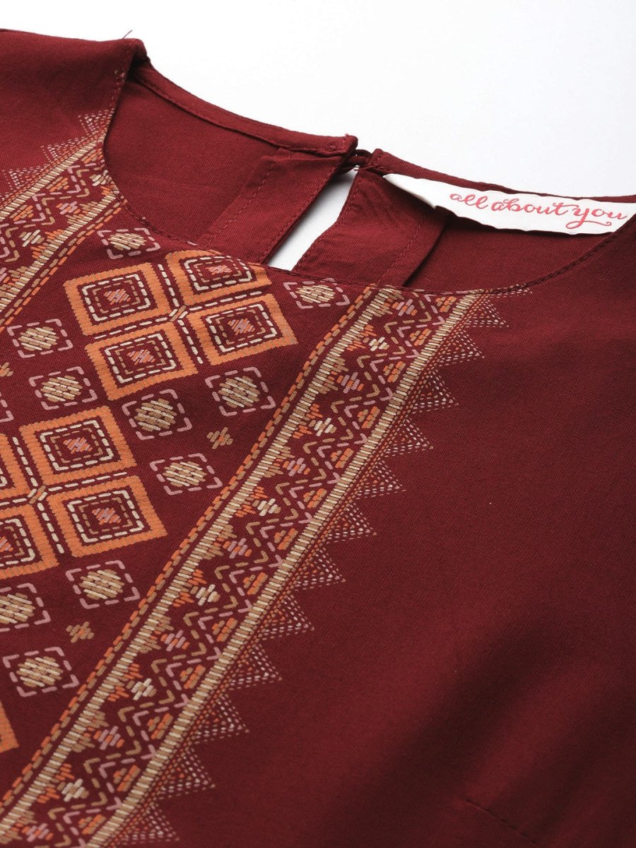 All About You Women Ethnic Motifs Printed Kurta