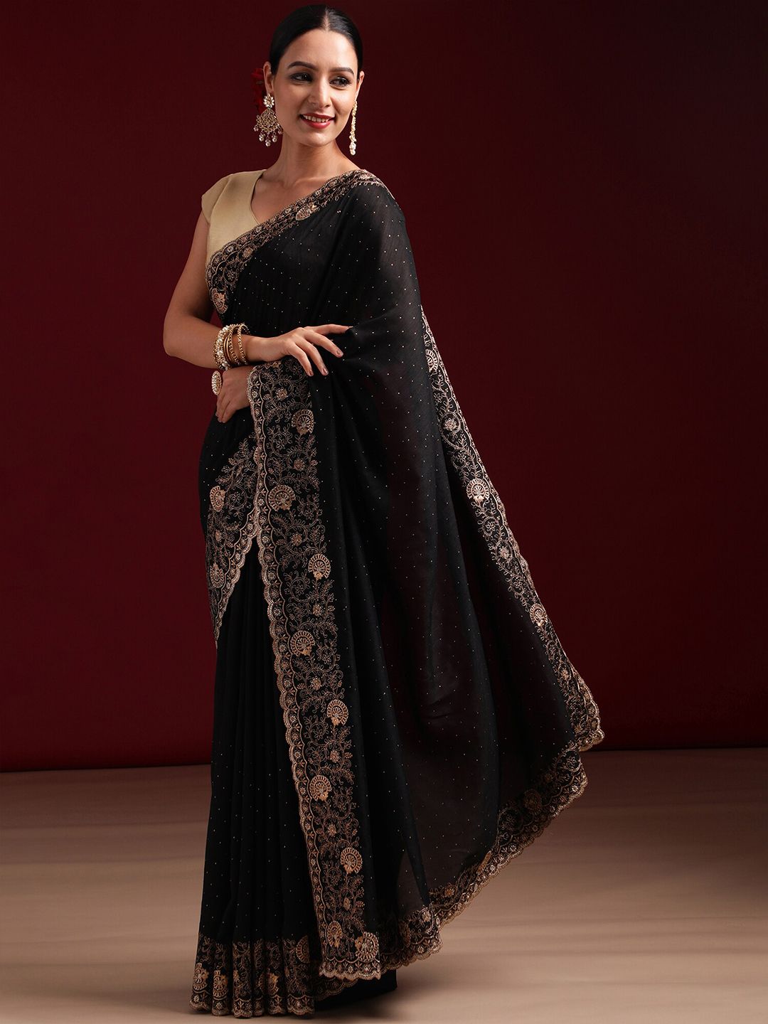 kasee Embellished Embroidered Saree