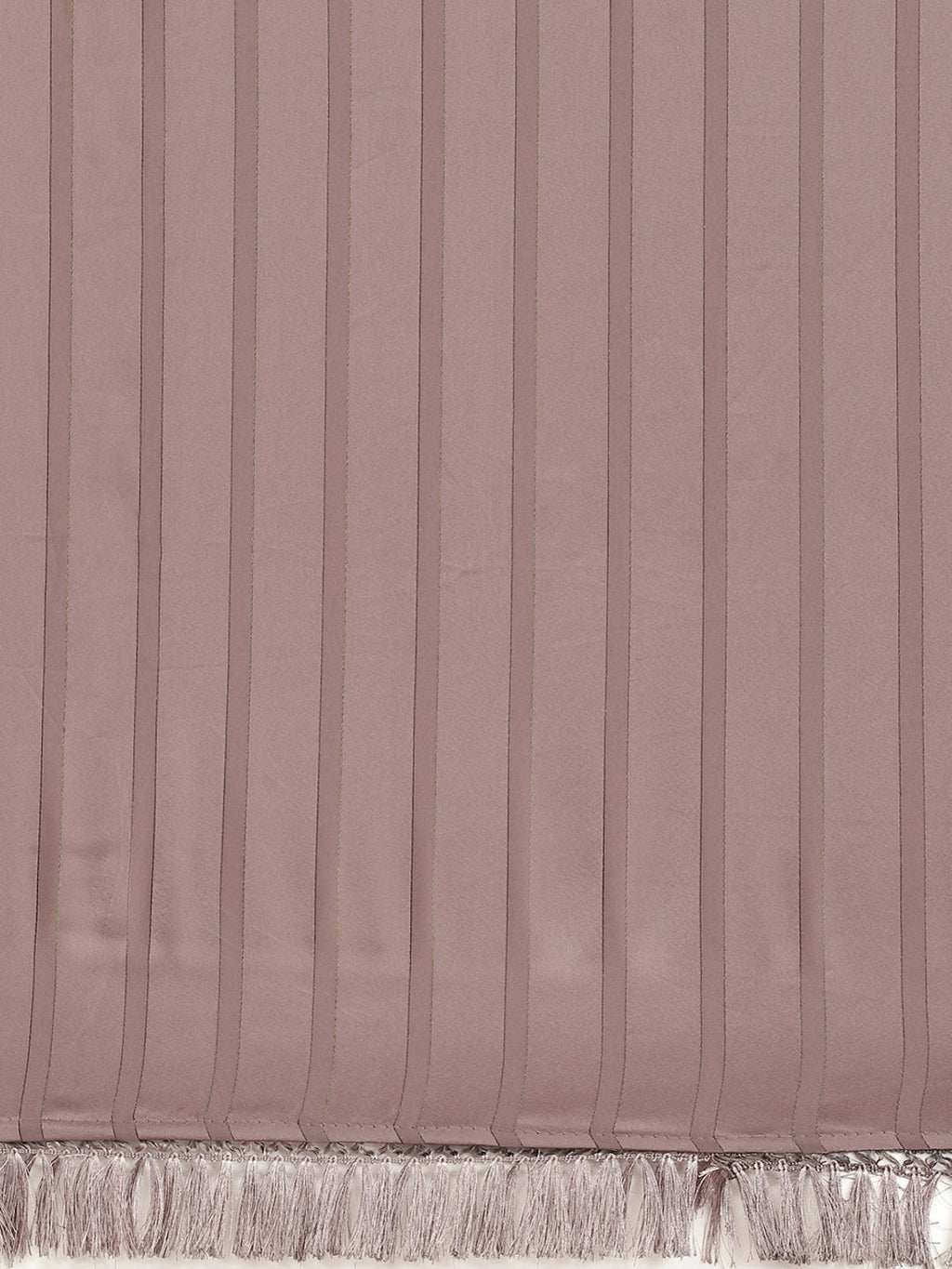 Tikhi Imli Gunmetal-Toned Striped Saree
