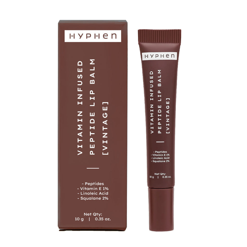 Hyphen By Kriti Sanon Vintage Vitamin Infused Peptide Lip Balm, Hydrate & Moisturize, Smoothen Lips & Repair Moisture Barrier