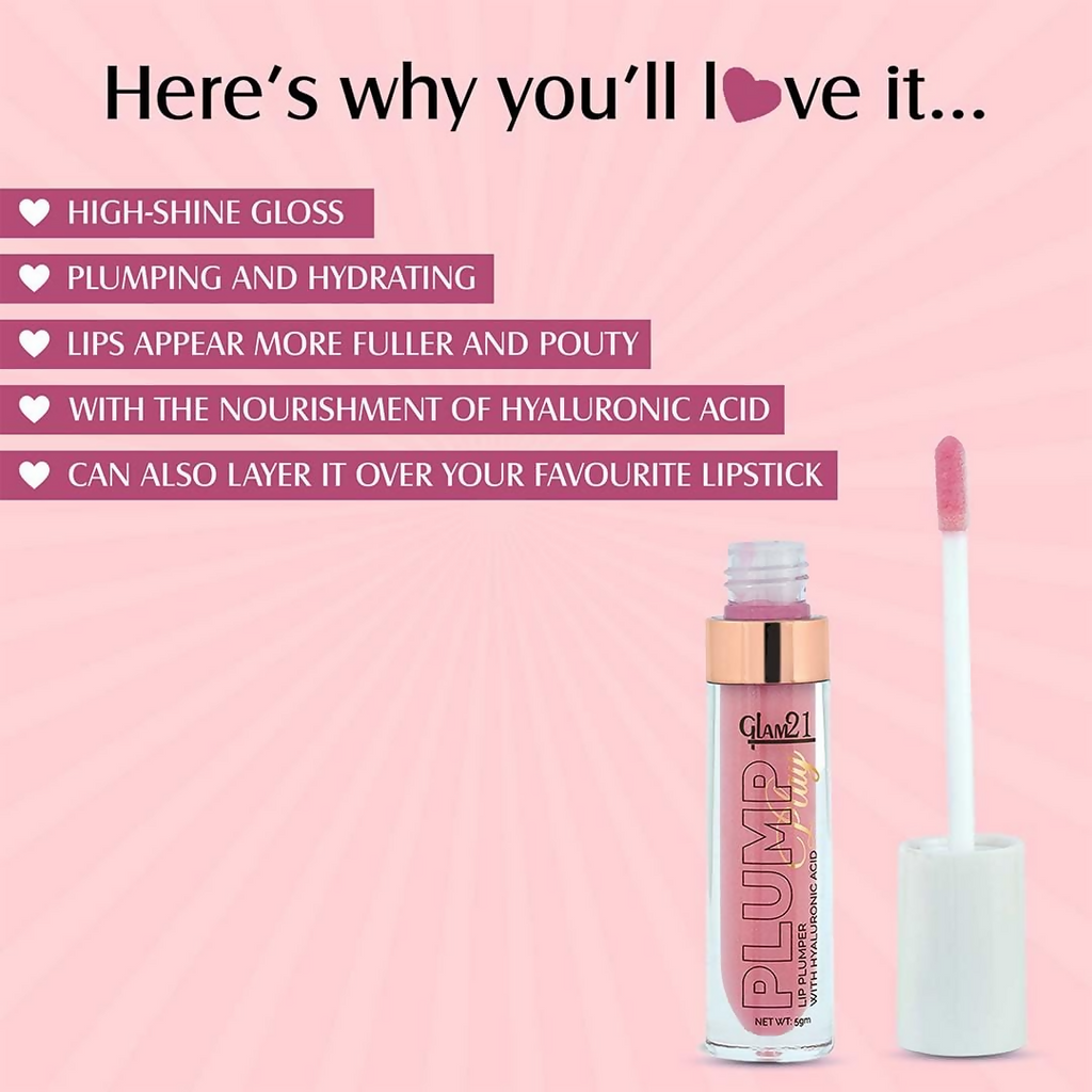 Glam21 Lip Plump Play Lip Plumper With Hyaluronic Acid - 02 Pink Struck