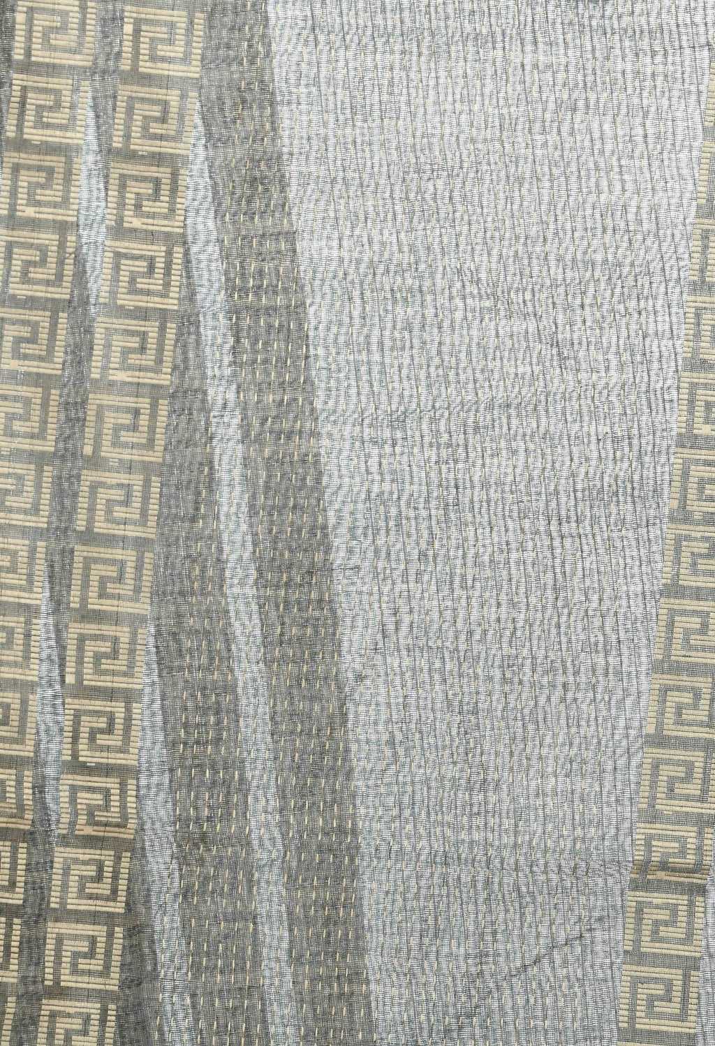 Mominos Fashion Moeza Handloom Cotton Grey Dupatta For Women