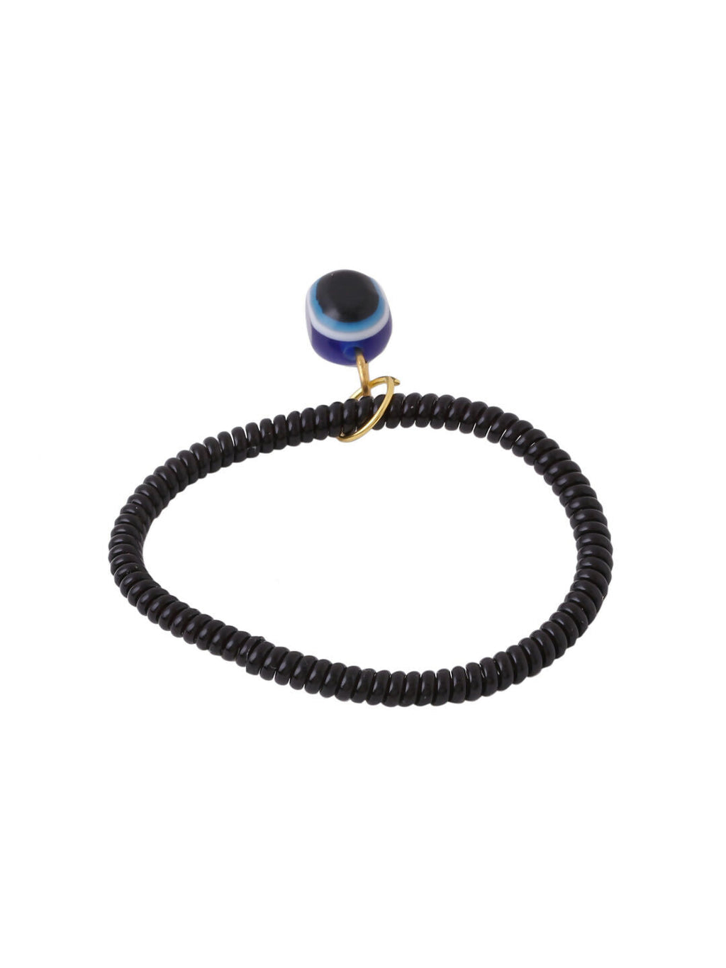 NVR Women Black Evil Eye Adjustable Bracelet