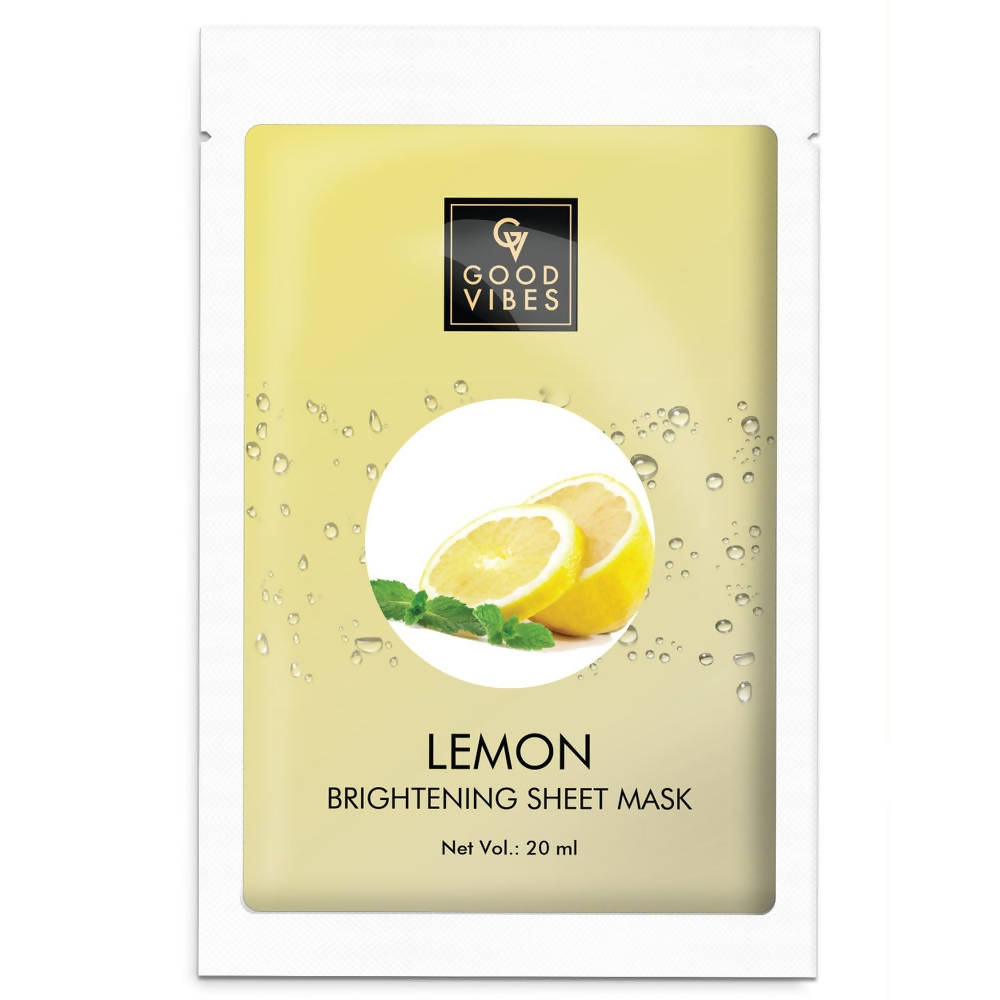 Good Vibes Brightening Sheet Mask - Lemon